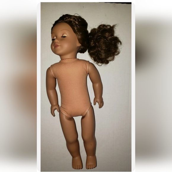 :* Lot 17" lotus doll brown hair & eyes w/ new & used outfits wears 18" clothes - Picture 6 of 11
